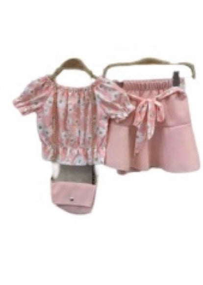 TLC Girls skirt and top coord set with handbag