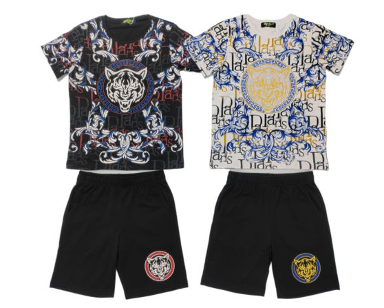 TLC Boys Tiger Print Tshirt & Shorts Sets 13