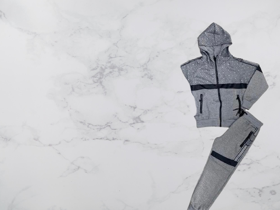 TLC Boys Design Tracksuit Set with Zip & Zipped pockets outfit Tracksuits Boy Warm Winter