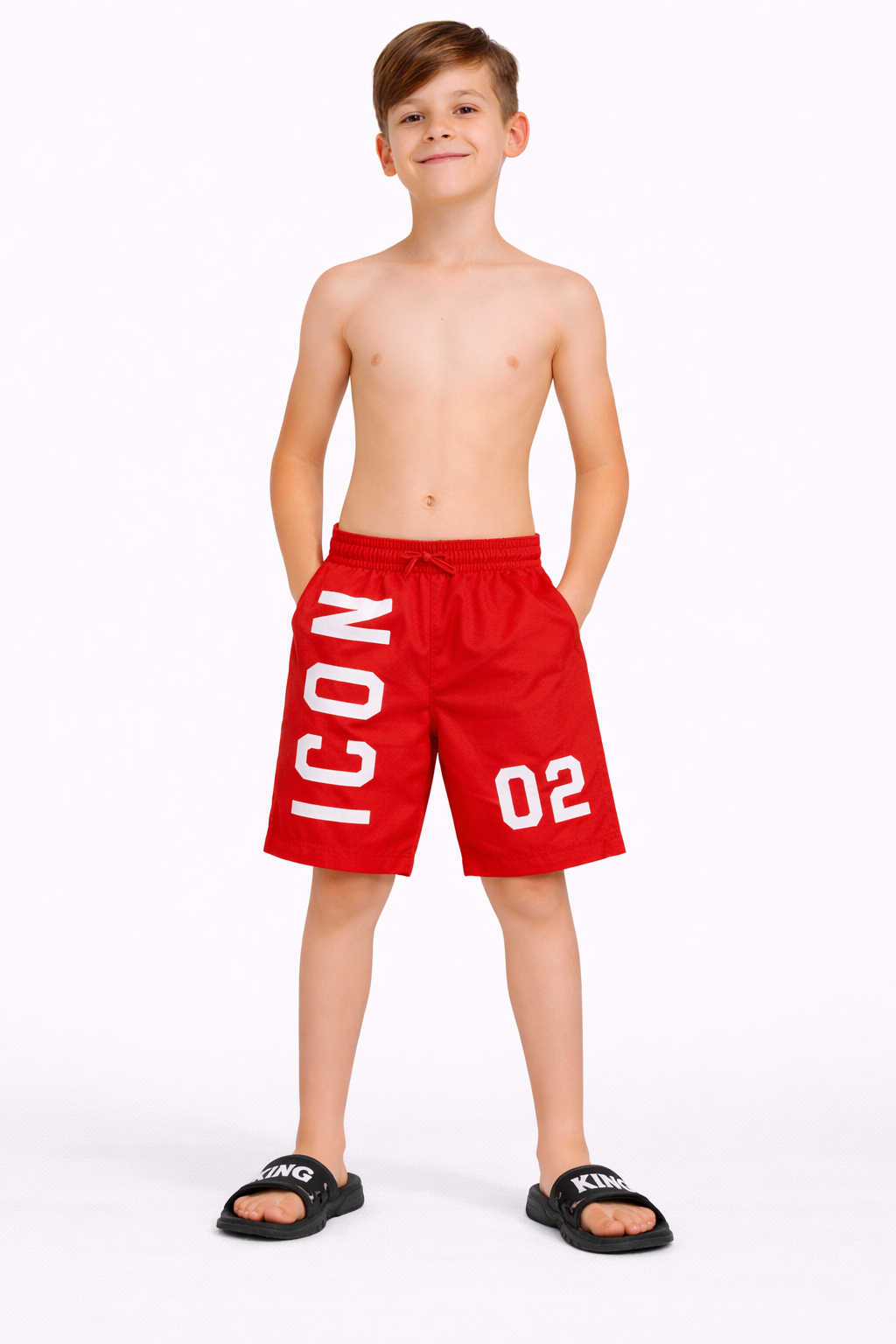 TrendLockerz Boys Swimming Trunks Shorts