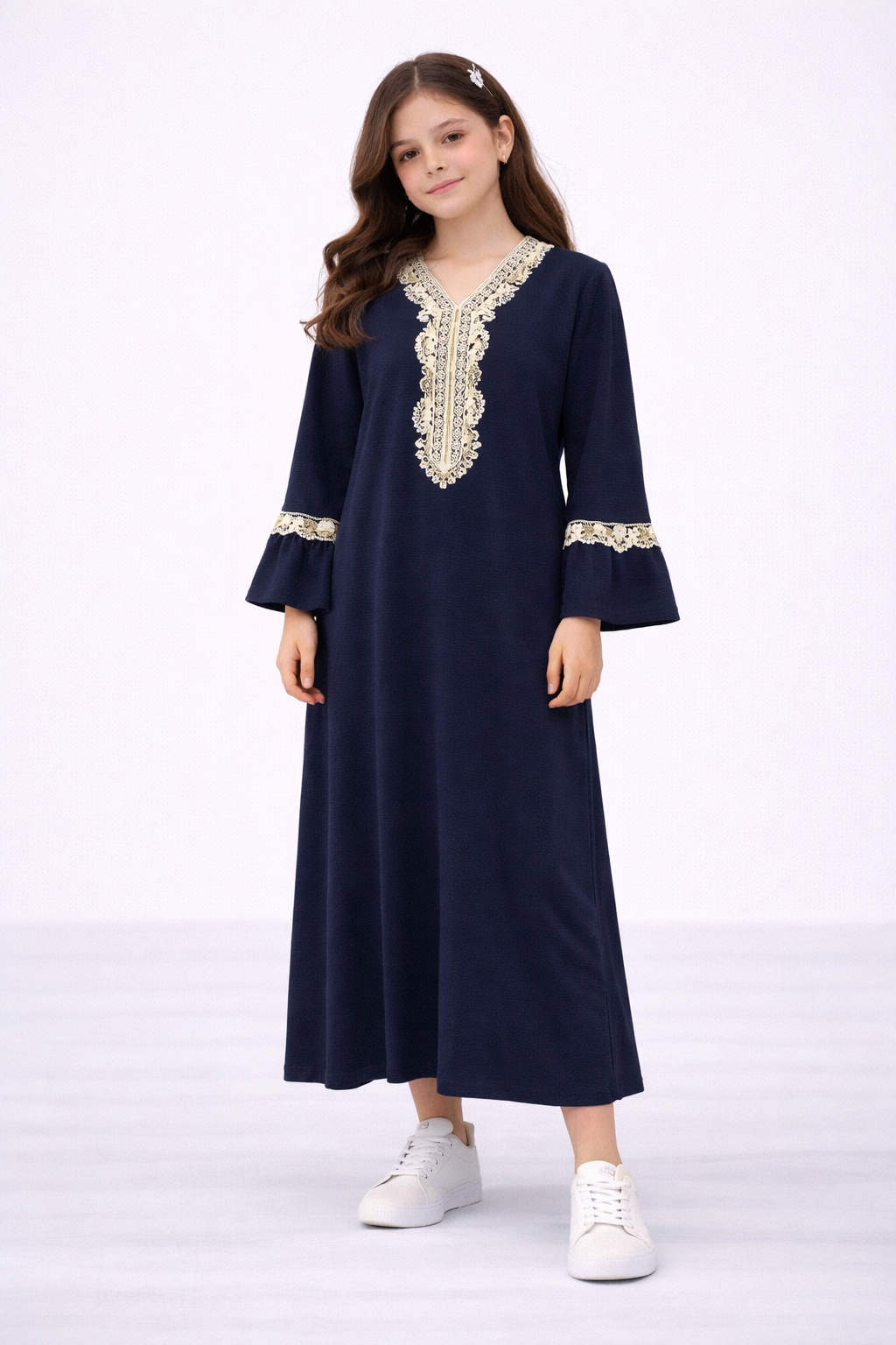 Girls Kaftan Ramadan / Eid Abaya Dress