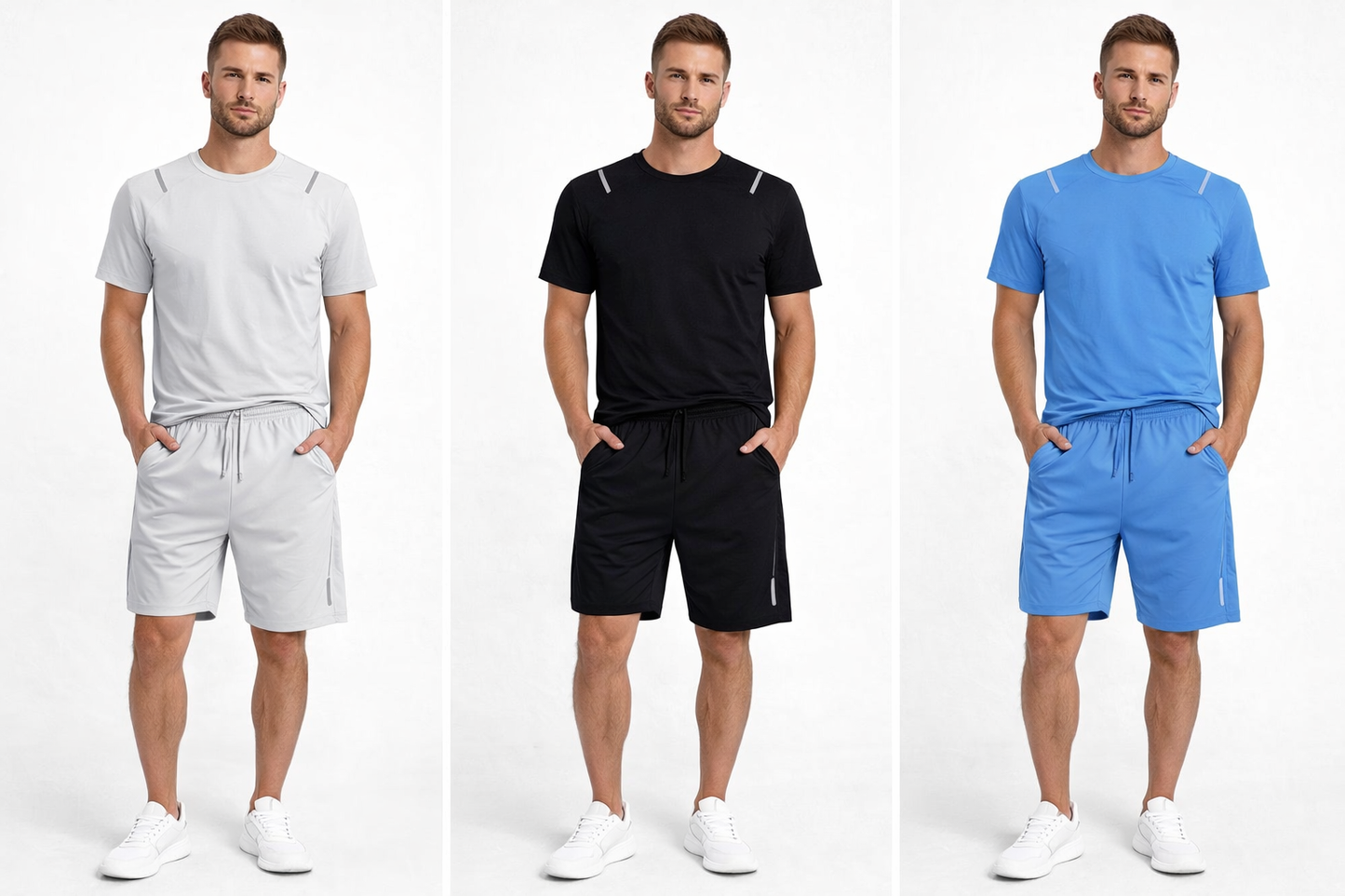 Mens 2681 Summer Short & Tshirt Sets - Menswear