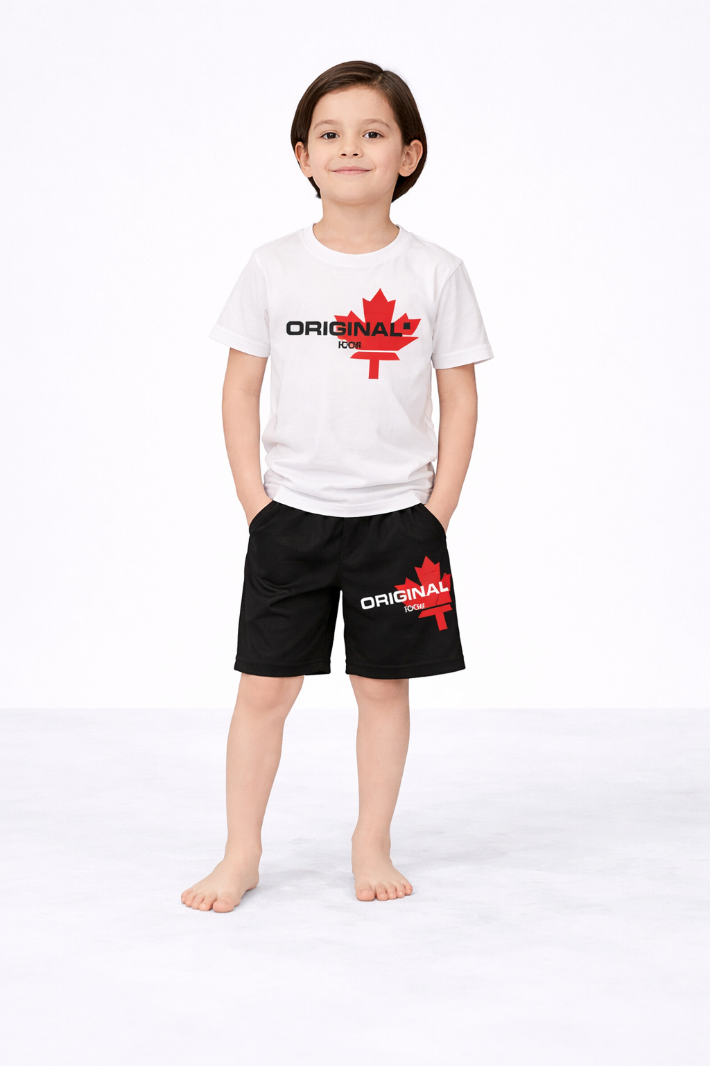 TrendLockerz Kids Tshirt & Shorts Sets Icn