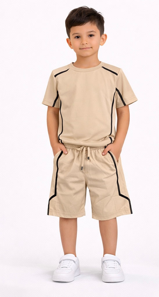 TLC 2700/2735 Boys Tshirt and Shorts Summer Set - Kids Fashion outfits