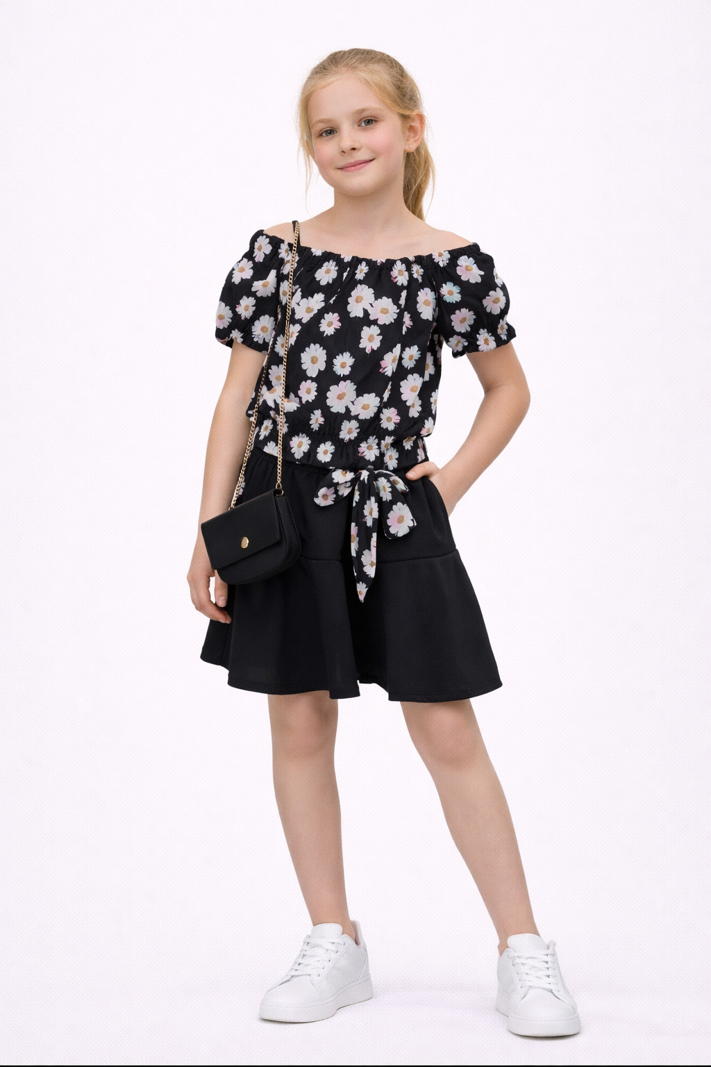 TLC Girls skirt and top coord set with handbag