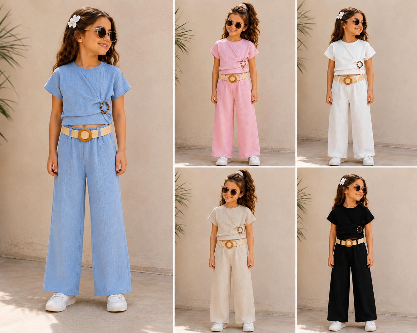 Girls short sleeve summer co-ord set