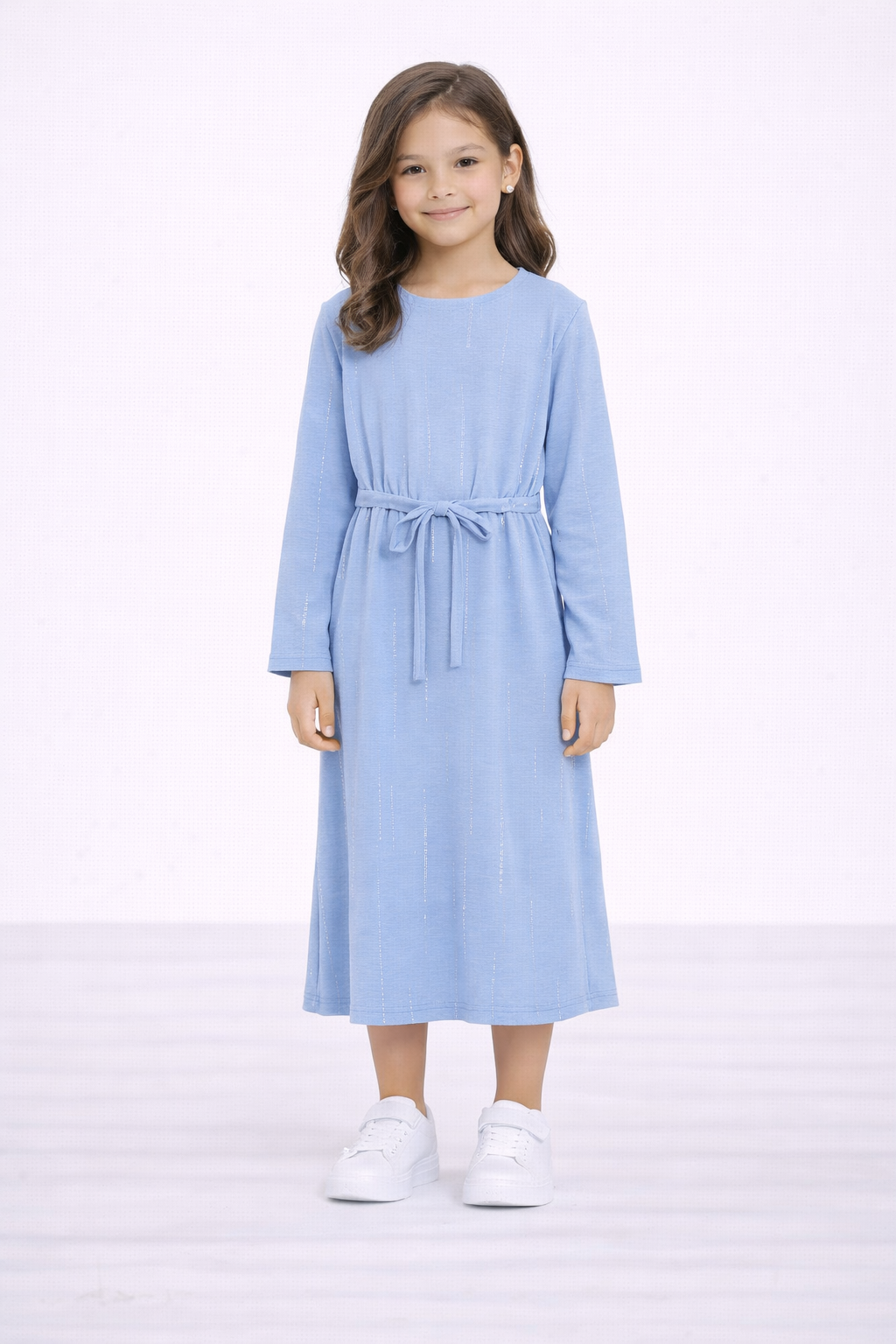 Girls Modest Abaya Fashion Shiny Design