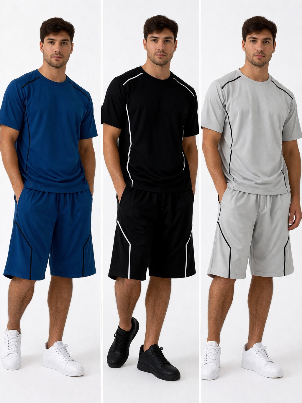 Mens 2682 Summer Short & Tshirt Sets - Menswear