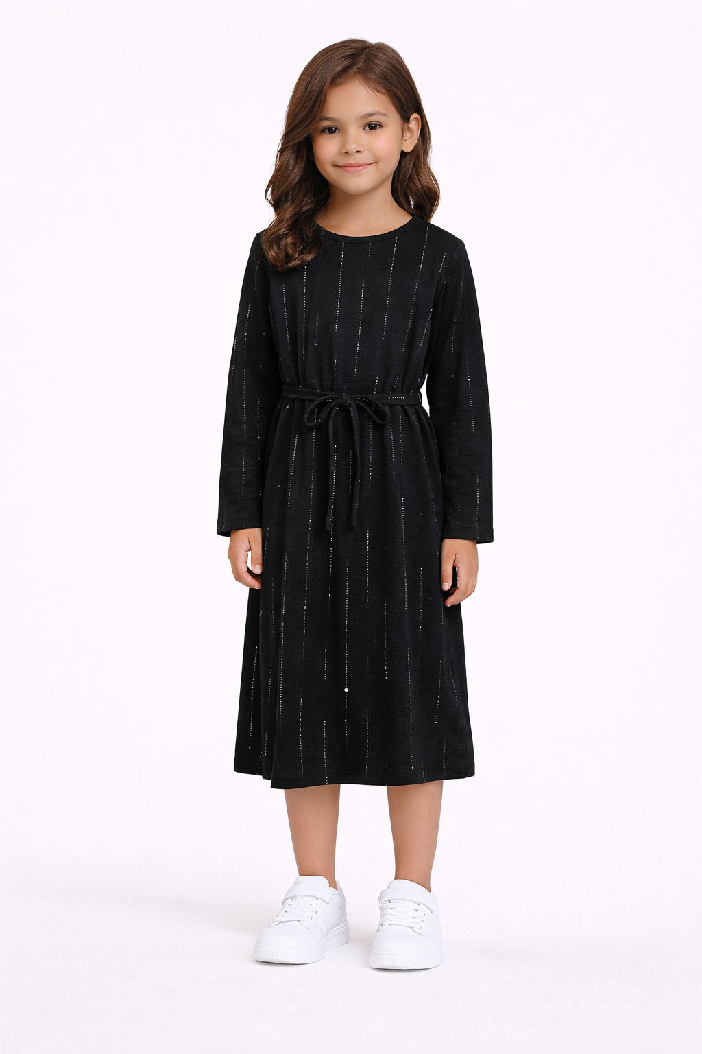 Girls Modest Abaya Fashion Shiny Design