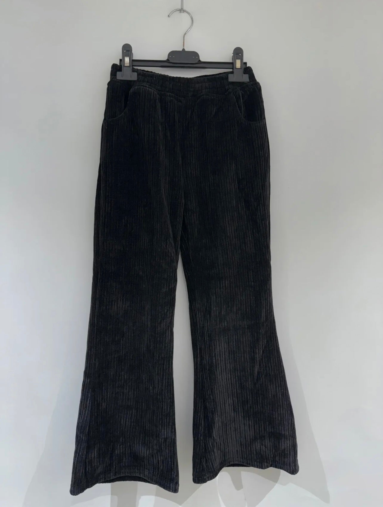 Girls Velour Flare Trousers 2-12 years