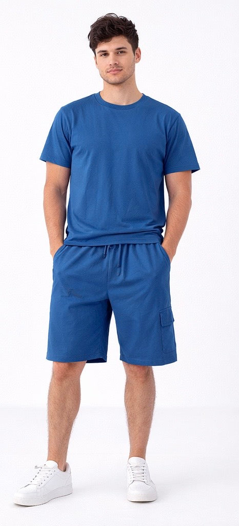 Mens 2689 Summer Short & Tshirt Sets - Menswear