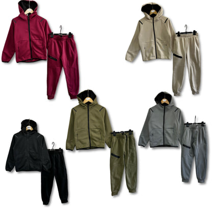 TrendLockerz Father & Son, K1&K6 Mens & Boys Matching Outfit Tracksuits