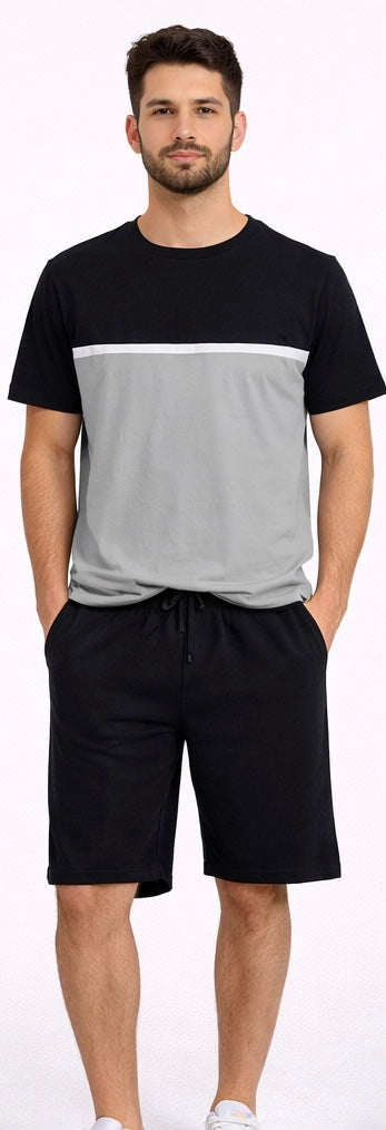 Mens 2695 Summer Short & Tshirt Sets - Menswear