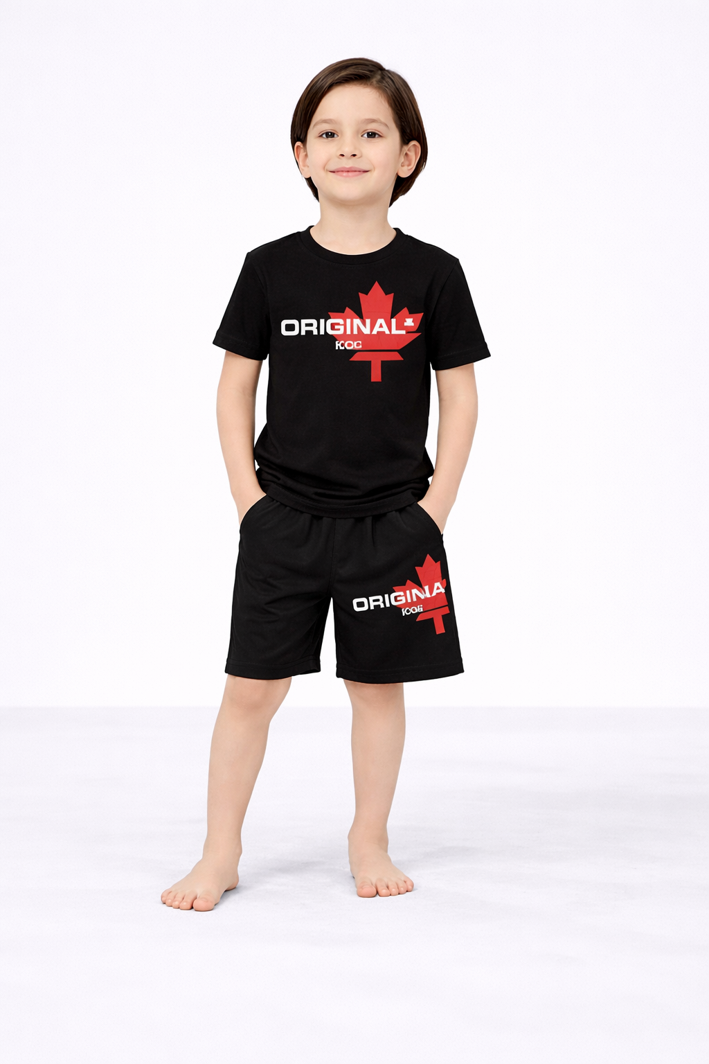 TrendLockerz Kids Tshirt & Shorts Sets Icn