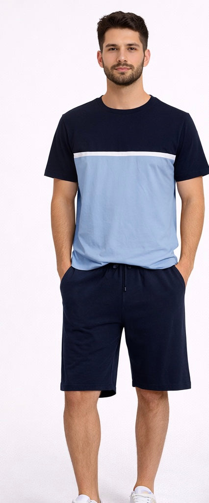 Mens 2695 Summer Short & Tshirt Sets - Menswear