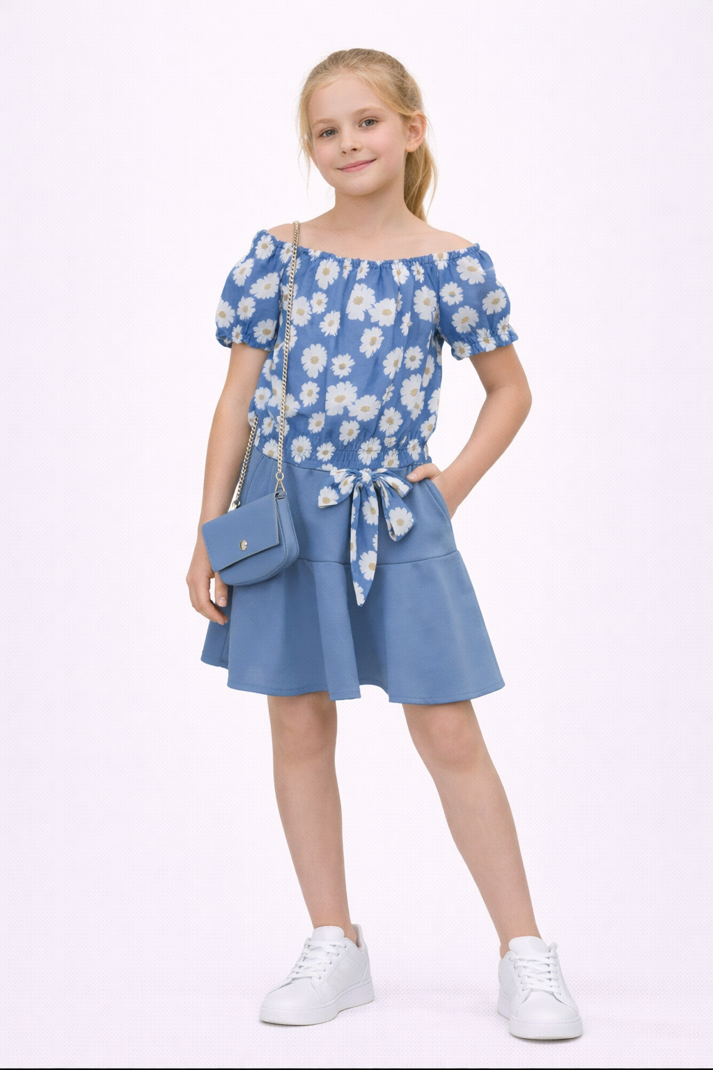 TLC Girls skirt and top coord set with handbag