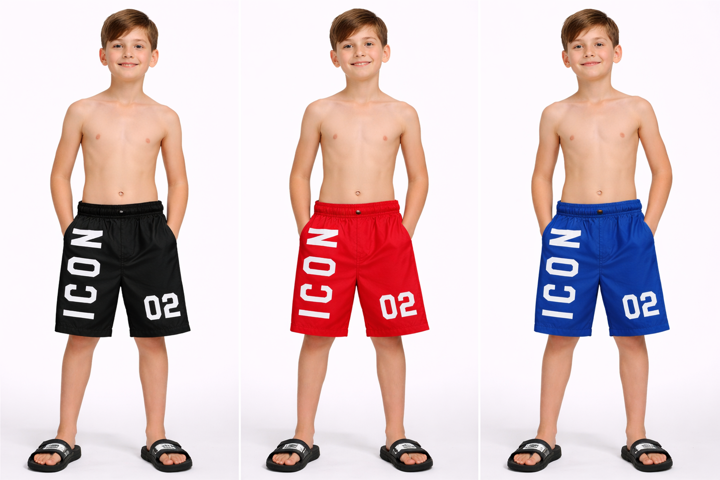 TrendLockerz Boys Swimming Trunks Shorts