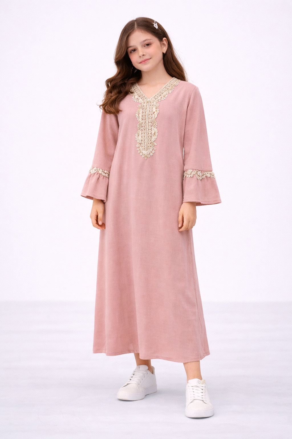 Girls Kaftan Ramadan / Eid Abaya Dress