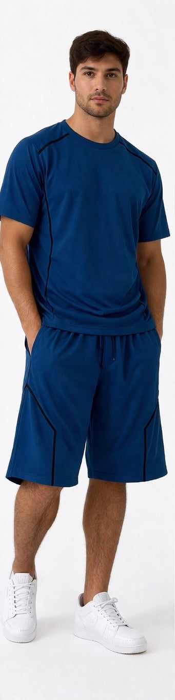 Mens 2682 Summer Short & Tshirt Sets - Menswear