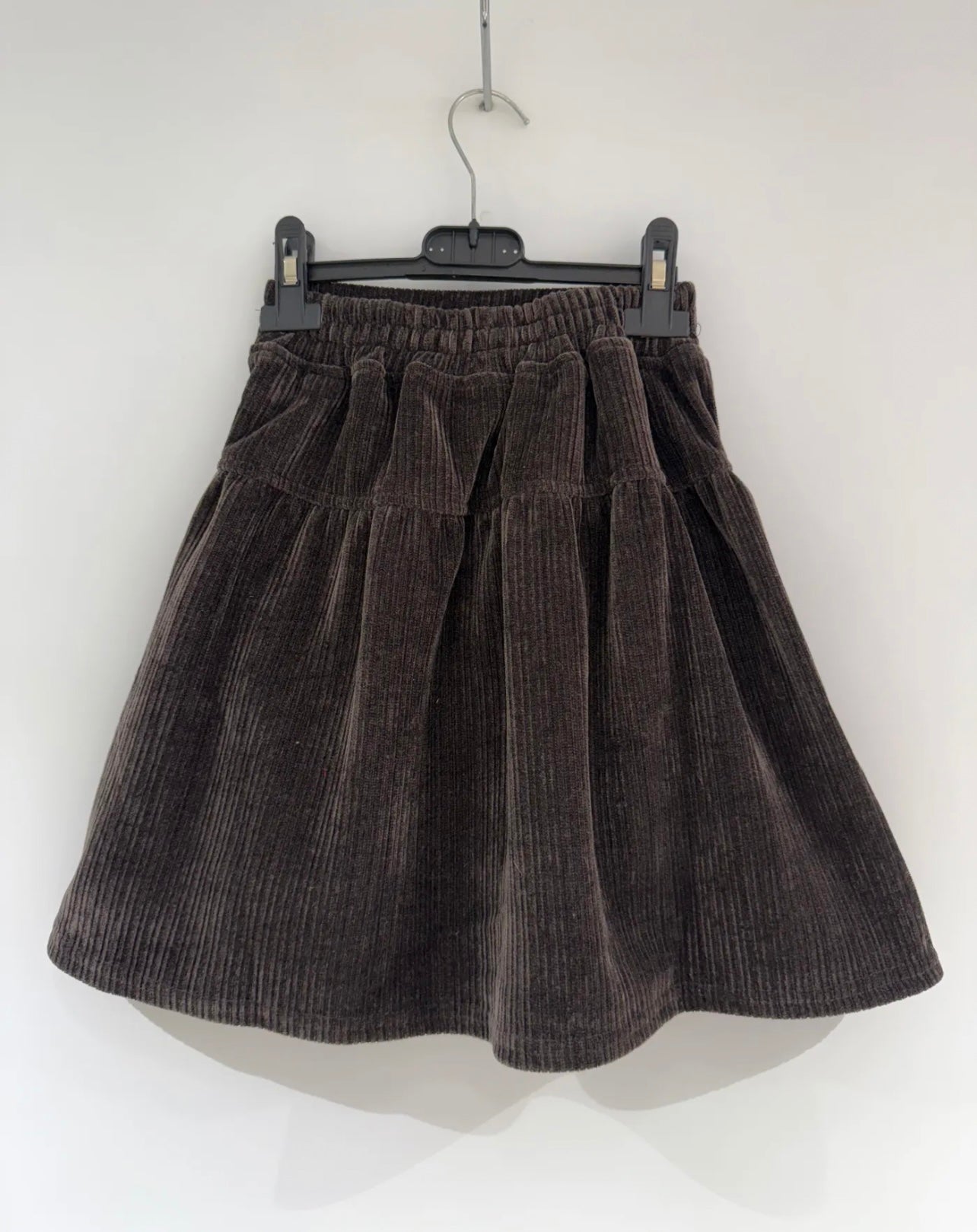 Girls Velour Skirt with Buttons 2-12 years