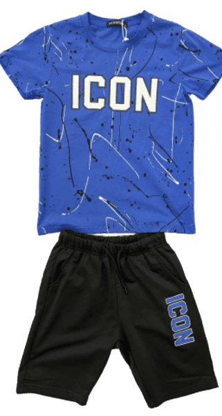 TrendLockerz Boys Tshirt & Shorts Sets Icn