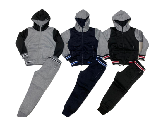 TLC Boys Hooded Tracksuit Set Coloured