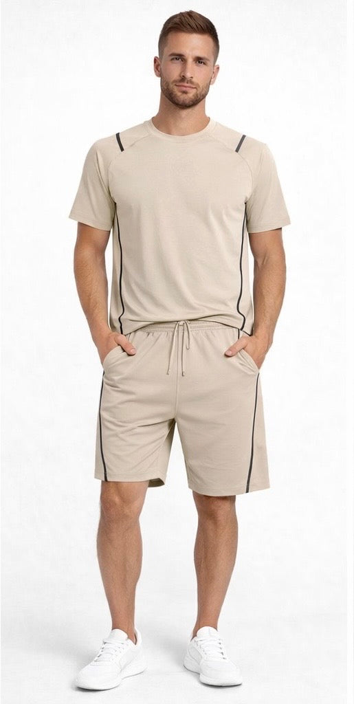 Mens 2683 Summer Short & Tshirt Sets - Menswear