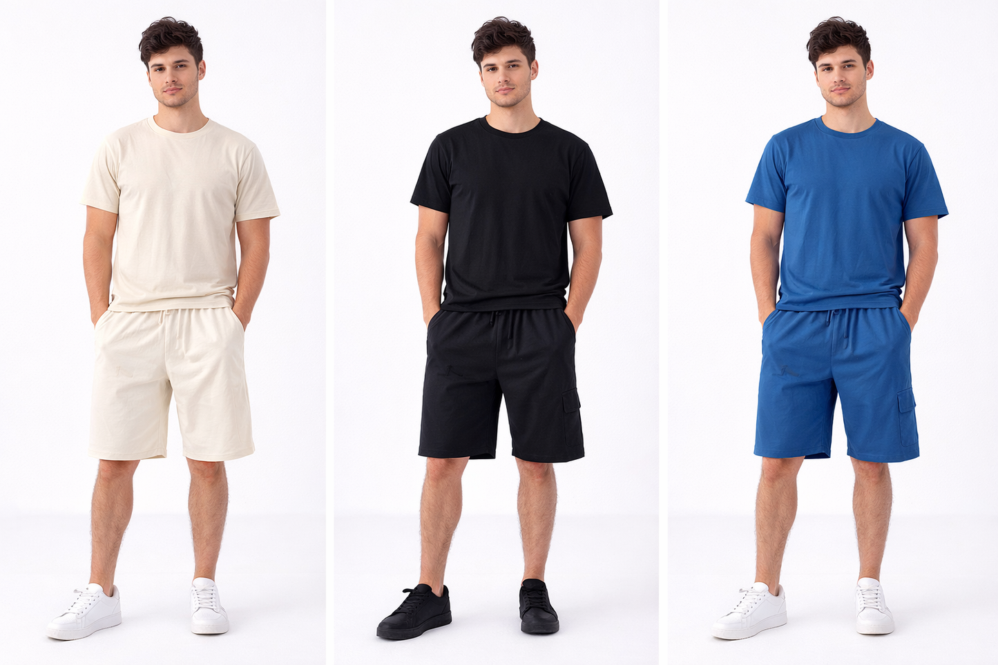 Mens 2689 Summer Short & Tshirt Sets - Menswear