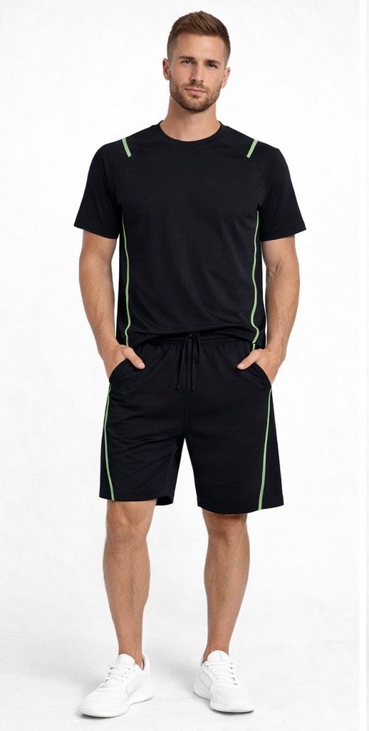 Mens 2683 Summer Short & Tshirt Sets - Menswear