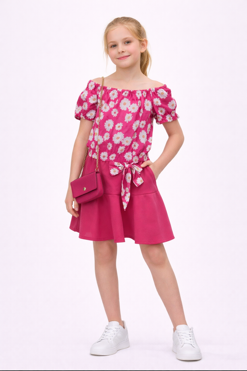 TLC Girls skirt and top coord set with handbag