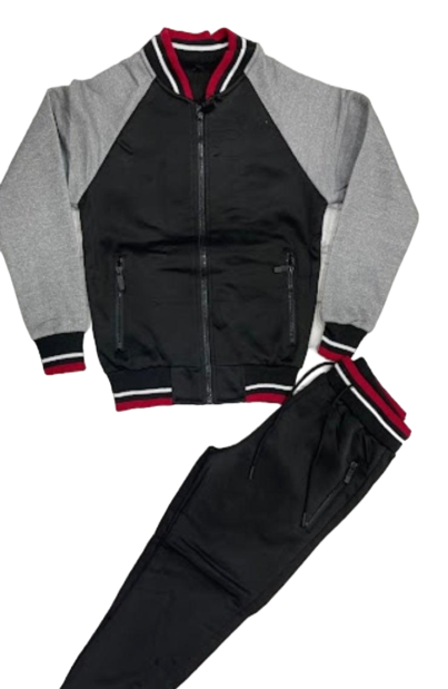 TLC Boys Zipped Tracksuit Set Coloured with Zipped pockets (TL143)