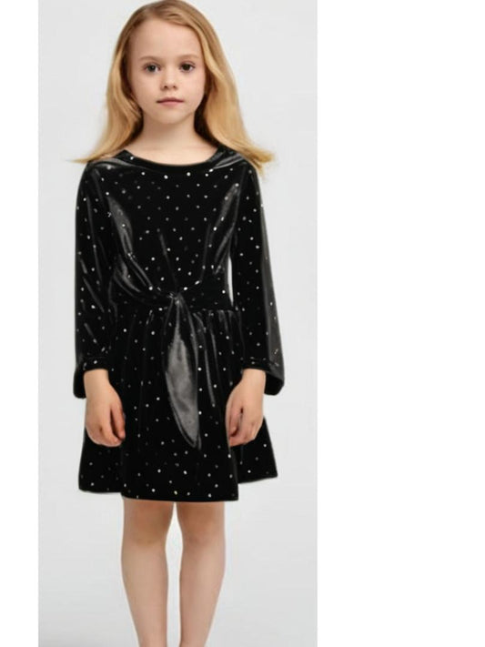 TLC Baby Girls Dress Spotted With Bow